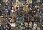 Fullart Black Luxury  - Artistico Foulard Unisex Firmato - 140X200cm, Multiplo d’arte da indossare, limited edition