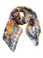 FullArt Cash or Trash  -  Artistico  Foulard Unisex Firmato - 140X200cm, art to wear , limited edition