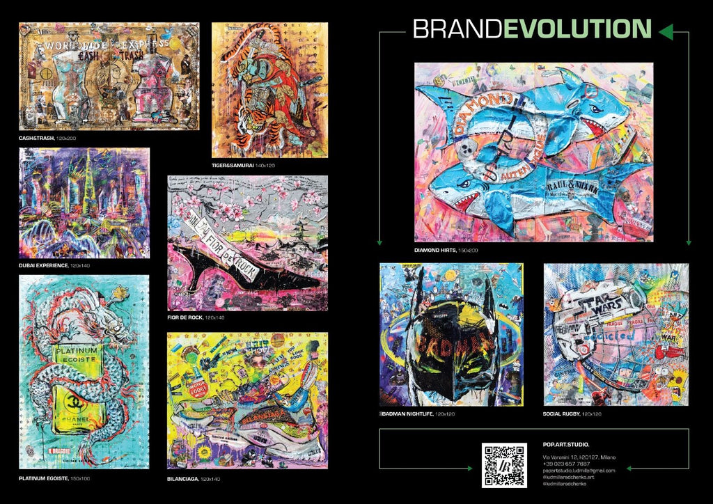 FullArt Cash or Trash  -  Artistico  Foulard Unisex Firmato - 140X200cm, art to wear , limited edition