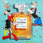 FullArt Channel Enfant - Artistico Pregiato Foulard Unisex Colorato Firmato 140X140, limited edition