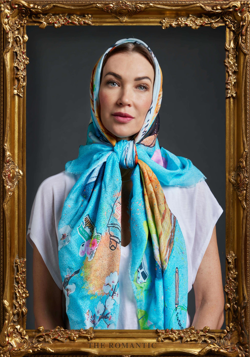 FullArt Channel Enfant - Artistico Pregiato Foulard Unisex Colorato Firmato 140X140, limited edition