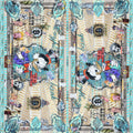 FullArt Crypto Dollar - Multiple Art print scarf 140X140, art-to-wear, limited edition