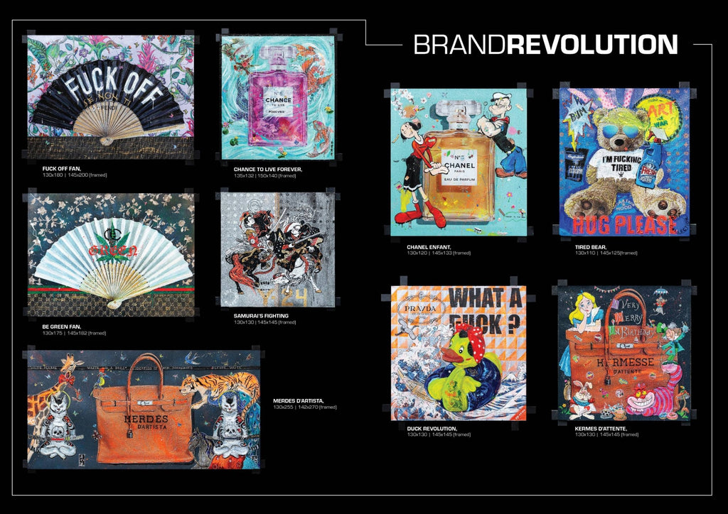 FullArt Duck Revolution  - Artistico Pregiato Foulard Unisex Colorato Firmato - 140X140cm, art to wear , limited edition