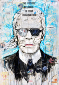 Fullart Fashion Genius - Artistico Foulard Unisex Firmato - 140X200cm, art-to-wear, limited edition