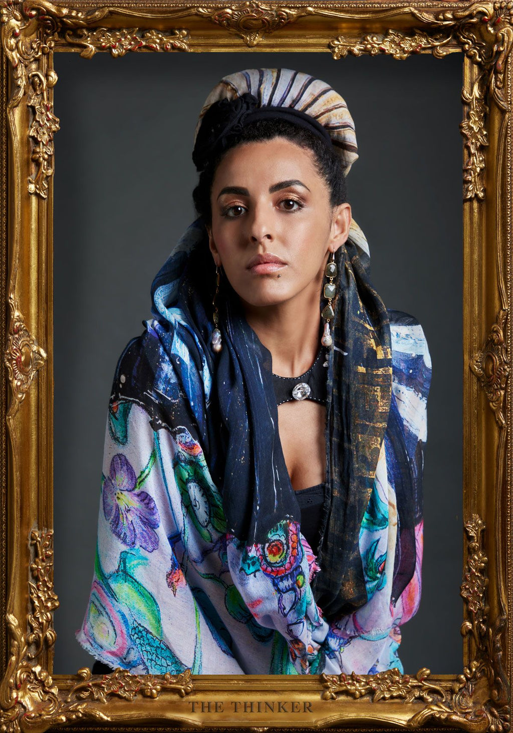 Fullart Fuck Off -  Artistico Foulard Unisex Firmato - 140X200cm, art-to-wear, limited edition