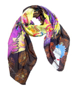 FullArt GOLA - Artistico  Foulard Unisex Firmato - 140X200cm, Multiplo d’arte da indossare, limited edition