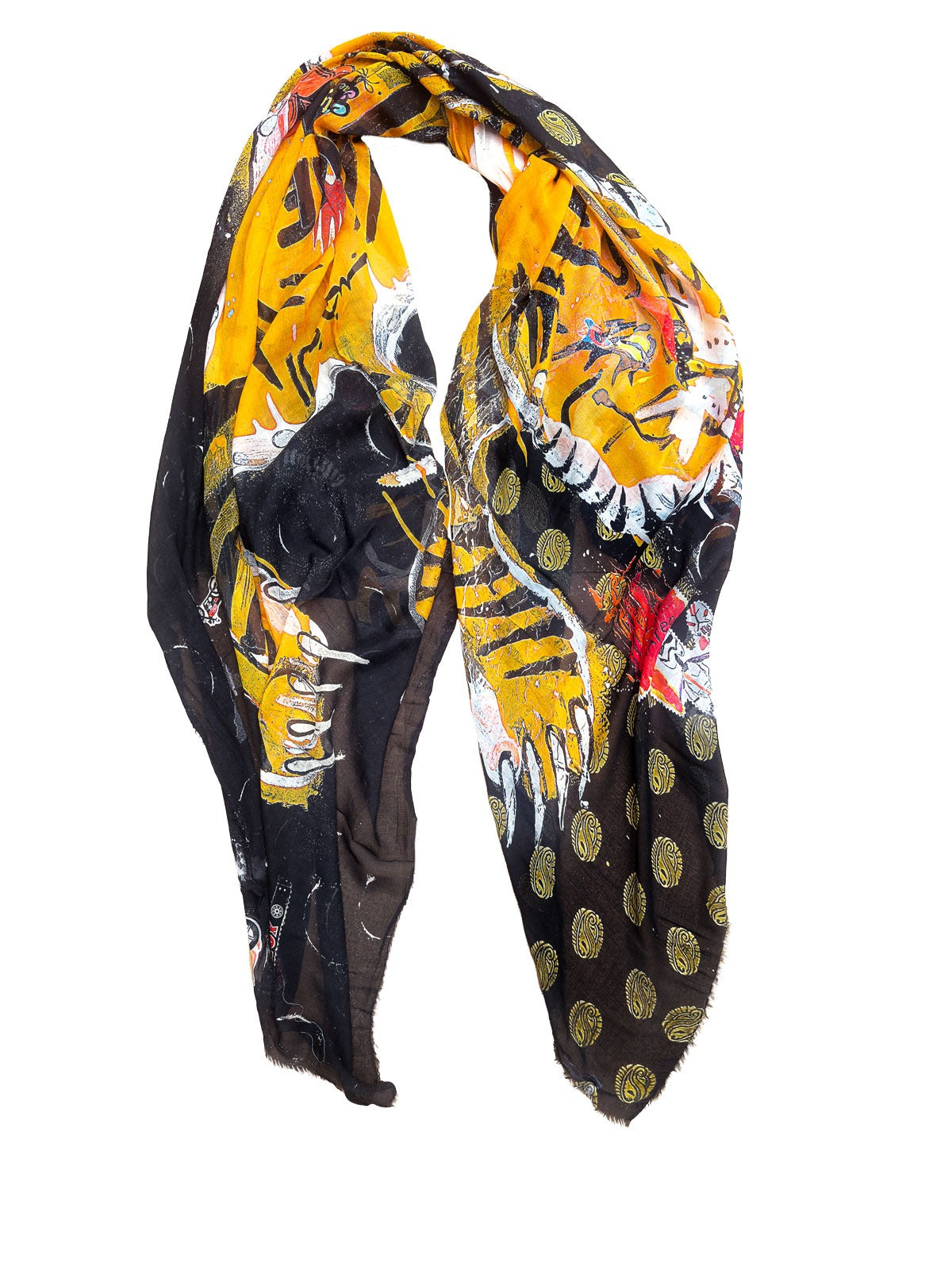 FullArt IRA - Artistico  Foulard Unisex Firmato - 140X200cm, Multiplo d’arte da indossare, limited edition