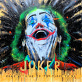 Fullart Joker - Artistico Foulard Unisex Firmato - 140X140cm, art-to-wear, limited edition