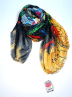 Fullart Joker - Artistico Foulard Unisex Firmato - 140X140cm, art-to-wear, limited edition