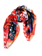 Fullart Kusama World - Artistico Foulard Unisex Firmato - 140X140cm, art-to-wear, limited edition