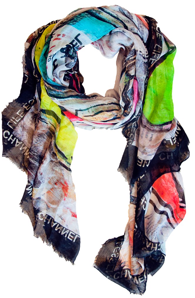 Fullart Life Essence Channel  - Artistico Foulard Unisex Firmato - 140X200cm, Multiplo d’arte da indossare, limited edition