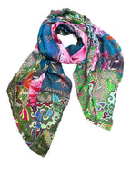 FullArt LUSSURIA - Artistico  Foulard Unisex Firmato - 140X200cm, Multiplo d’arte da indossare, limited edition