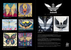 FullArt ORGOGLIO - Artistico  Foulard Unisex Firmato - 140X200cm, Multiplo d’arte da indossare, limited edition