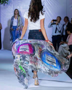 Fullart Par Famme - Artistico Foulard Unisex Firmato - 140X200cm, art-to-wear, limited edition