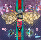 FullArt PERSEVERANCE DEAL -  Artistico  Foulard Unisex Firmato - 140X140cm, Art to wear, limited edition