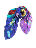 FullArt PERSEVERANCE DEAL -  Artistico  Foulard Unisex Firmato - 140X140cm, Art to wear, limited edition
