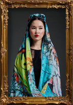 Fullart Platinum Egoiste  -  Artistico  Foulard Unisex Firmato - 140X200cm, art-to-wear, limited edition
