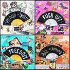 Fullart Pop Fan - Artistico Foulard Unisex Firmato - 140X140cm, art-to-wear, limited edition