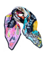 Fullart Pop Fan - Artistico Foulard Unisex Firmato - 140X140cm, art-to-wear, limited edition