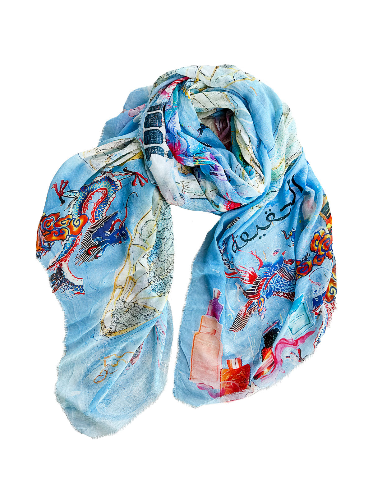 FullArt PURITY SOUL - Artistico  Foulard Unisex Firmato - 140X200cm, Multiplo d’arte da indossare, limited edition -
