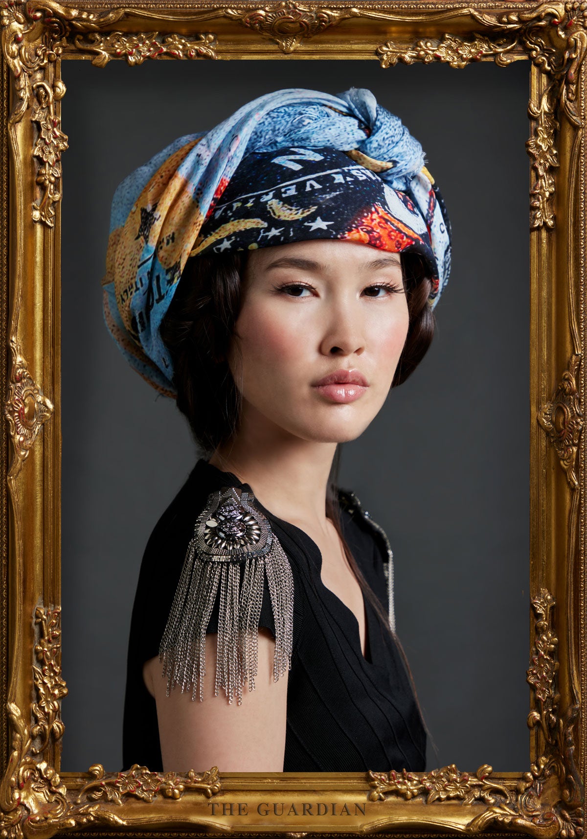 FullArt Samurai Fighting , Artistico  Foulard Unisex Firmato - 140X140cm, Multiplo d’arte da indossare, limited edition