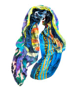FullArt TEMPERANCE BET - Artistico  Foulard Unisex Firmato - 140X200cm, Multiplo d’arte da indossare, limited edition