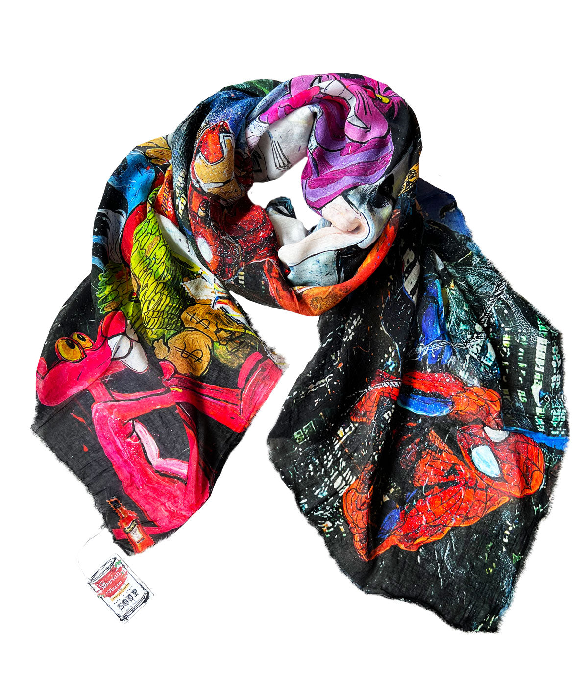 Fullart The Last Dinner Of Power  - Artistico Foulard Unisex Firmato - 140X200cm, art-to-wear, limited edition
