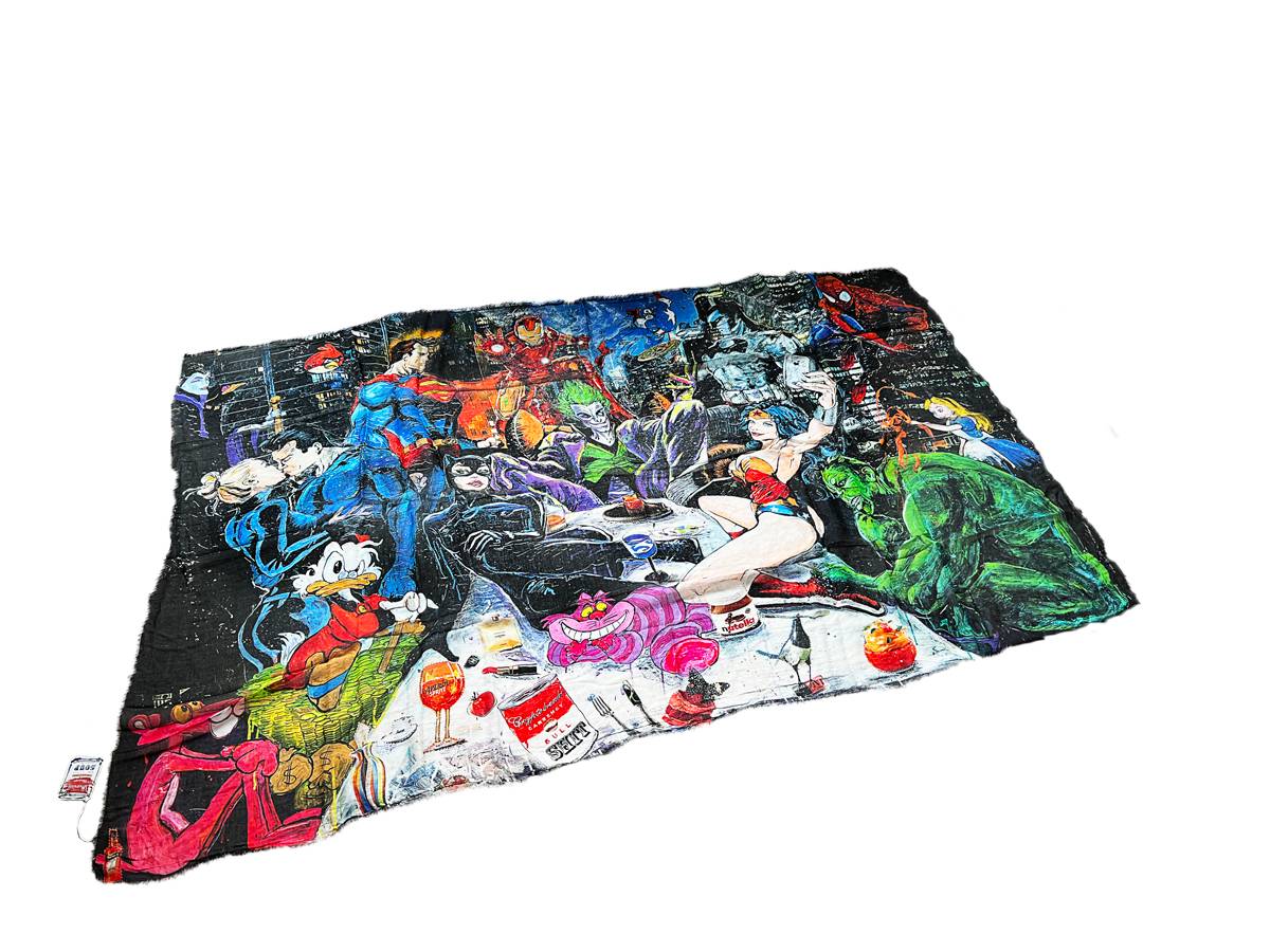 Fullart The Last Dinner Of Power  - Artistico Foulard Unisex Firmato - 140X200cm, art-to-wear, limited edition