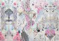 Fullart White Luxury - Artistico Foulard Unisex Firmato - 140X200cm, Multiplo d’arte da indossare, limited edition