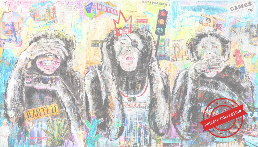 Human Trio, Opera Darte 100X180 Cm, 2017