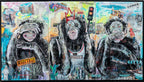 Human Trio, Opera Darte 100X180 Cm, 2017