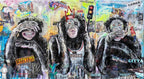 Human Trio, Opera Darte 100X180 Cm, 2017