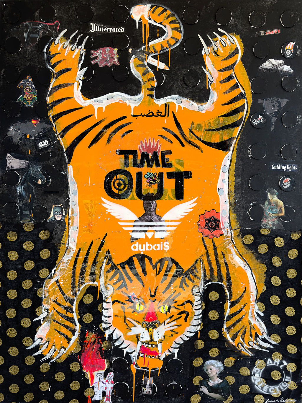 IRA, Art Work 190X140cm,  Art Series THE WINGS of POWER 2025, Dubai