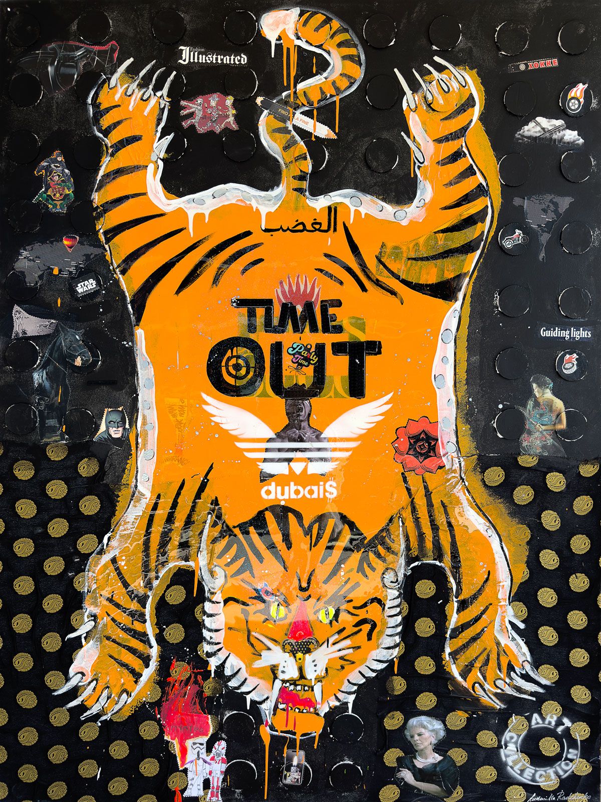 IRA, Art Work 190X140cm,  Art Series THE WINGS of POWER 2025, Dubai