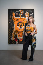 IRA, Art Work 190X140cm,  Art Series THE WINGS of POWER 2025, Dubai