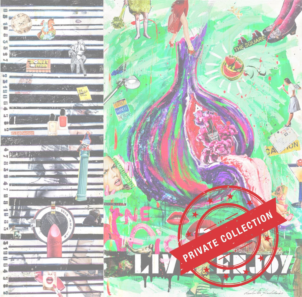 Live Enjoy, Artwork 150X150Cm, Anno 2019