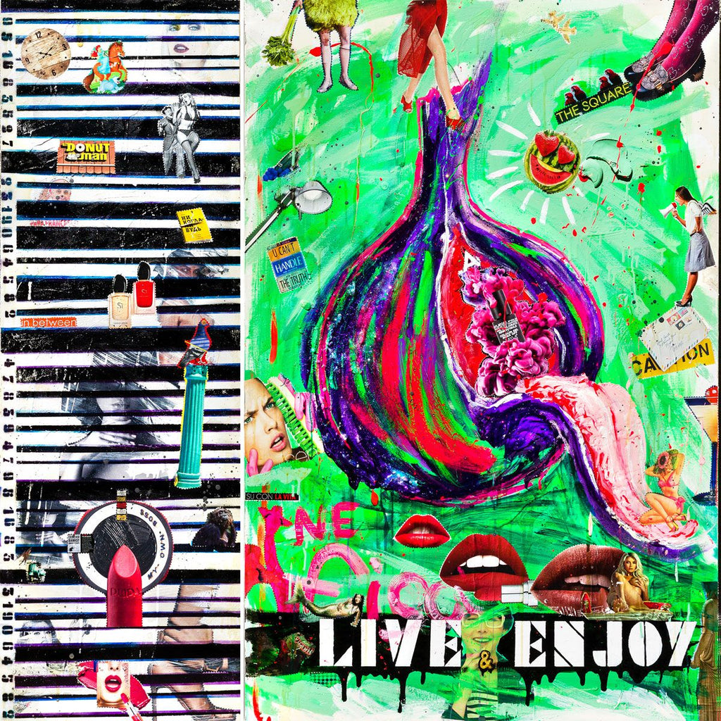 Live Enjoy, Artwork 150X150Cm, Anno 2019