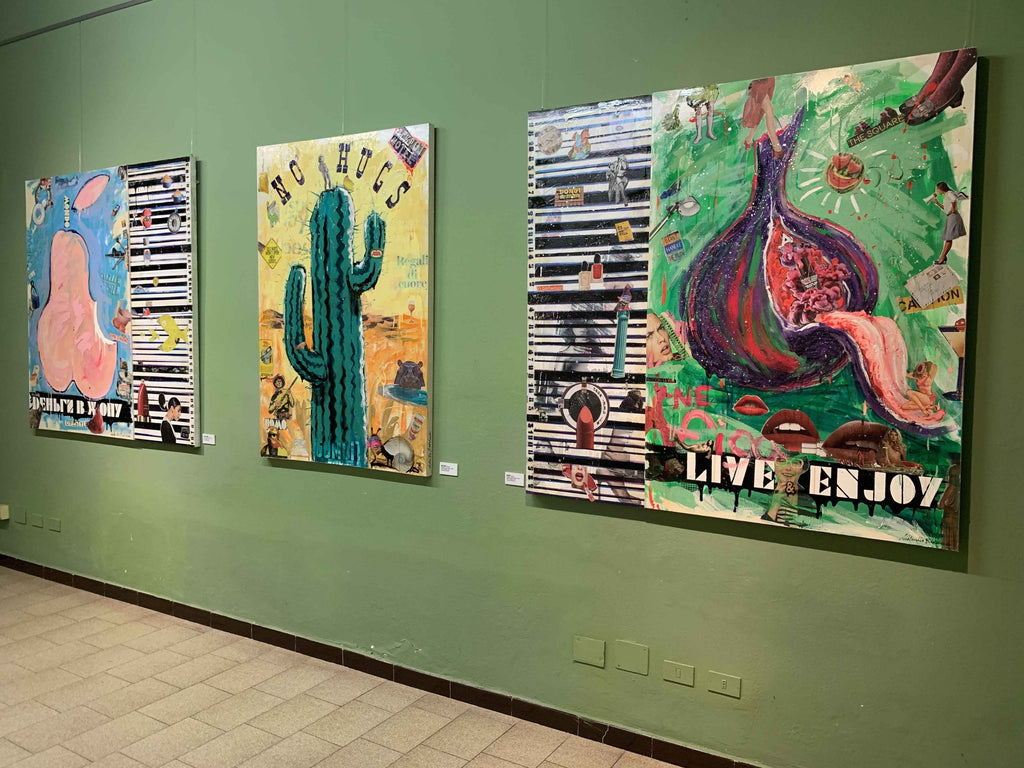 Live Enjoy, Artwork 150X150Cm, Anno 2019