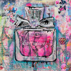 Luxury FullArt In Seta EXECUTIVE - Artistico Foulard Unisex Firmato - 140X140cm, art-to-wear, limited edition