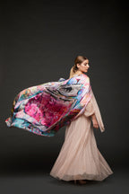 Luxury FullArt In Seta EXECUTIVE - Artistico Foulard Unisex Firmato - 140X140cm, art-to-wear, limited edition