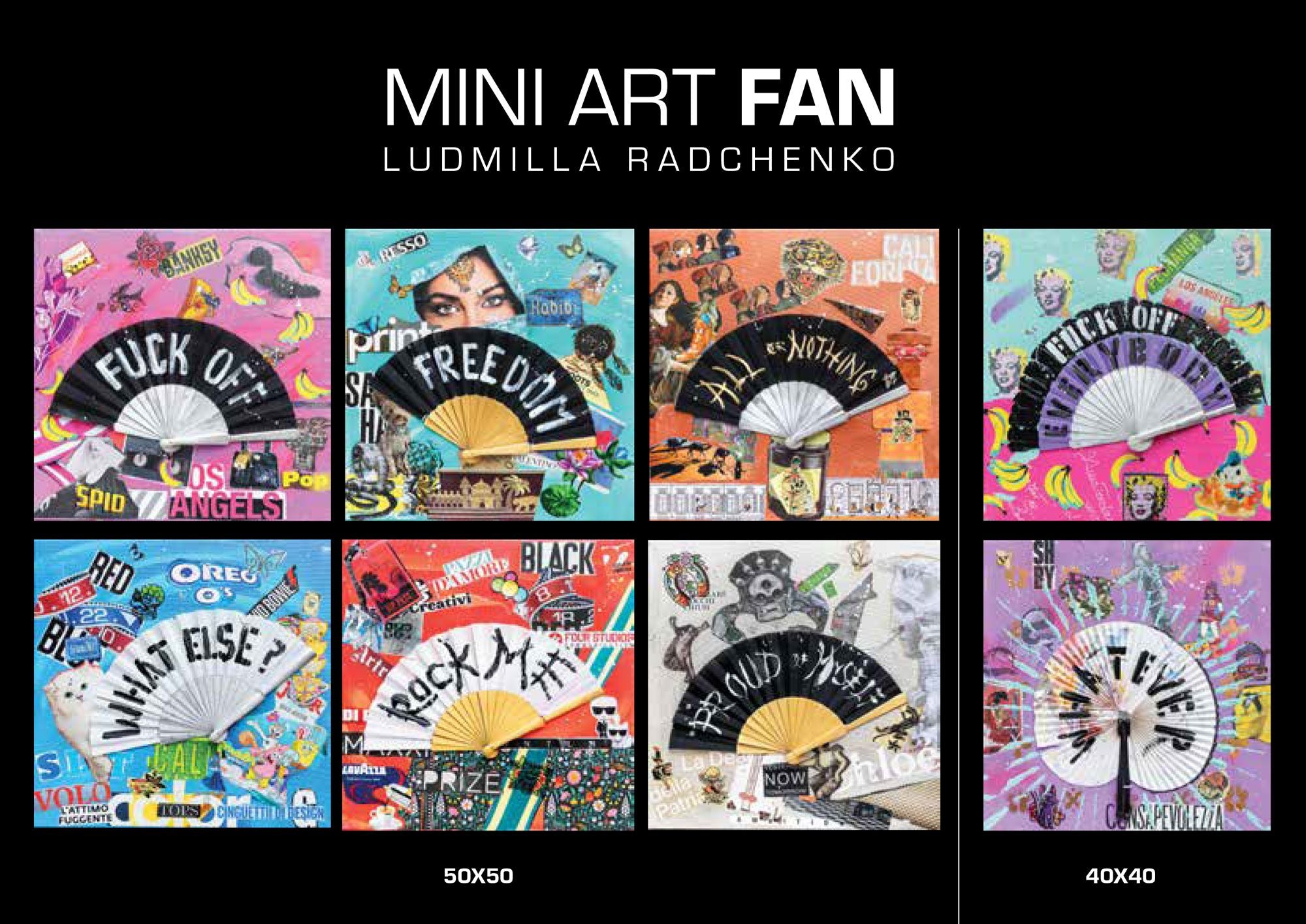 Mini Pop Fan What Else 50X50Cm