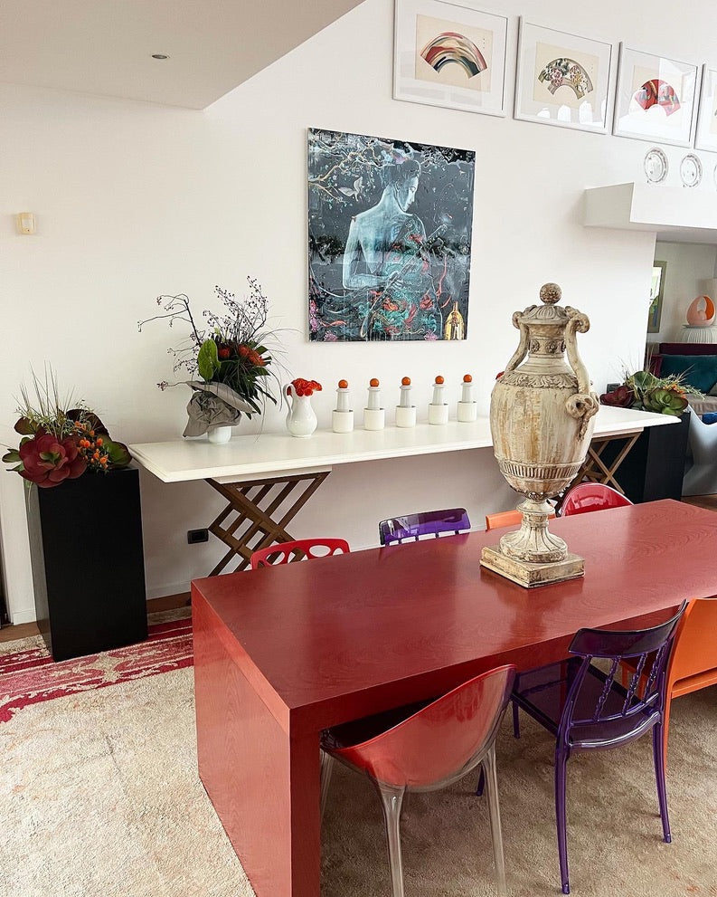 Night Samurai, Multiplo Darte 120X120Cm - Anno 2022