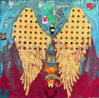 PERCORSO DI UMILTà , Art Work 140X140 cm,  Art Series THE WINGS of POWER 2025, Dubai