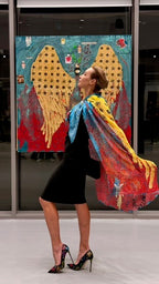 PERCORSO DI UMILTà , Art Work 140X140 cm,  Art Series THE WINGS of POWER 2025, Dubai