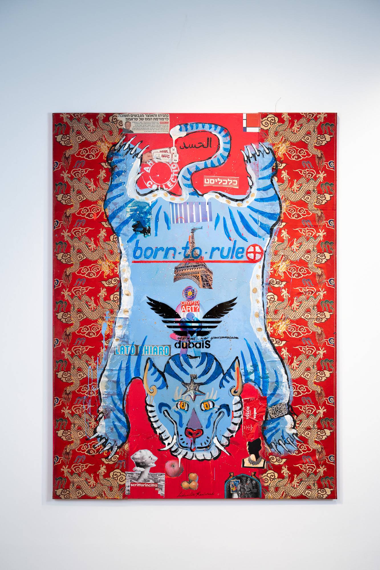 PRIDE, Art Work 190X140 cm,  Art Series THE WINGS of POWER 2025, Dubai