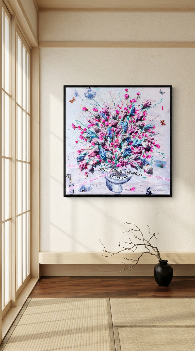 Pot of Happiness in elegant Japanese-inspired interior