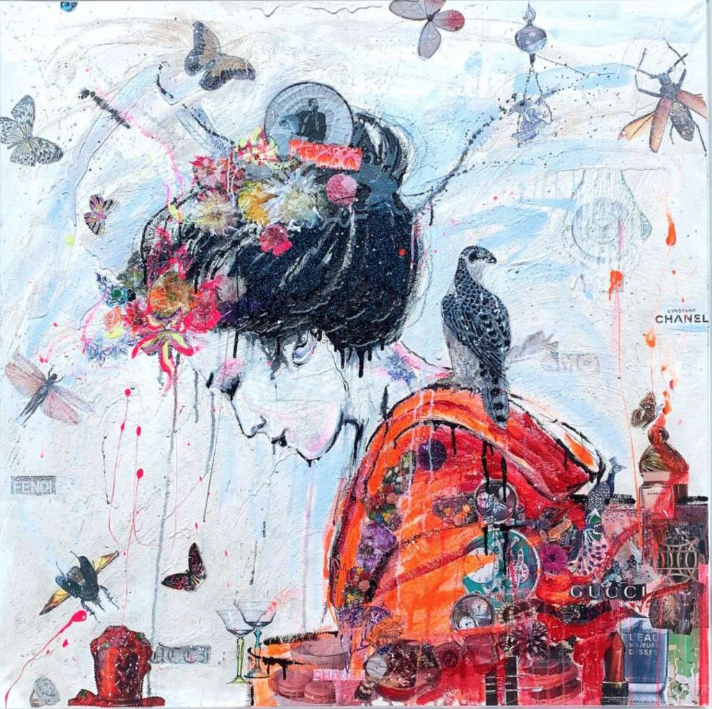 FullArt Symphony Of Silence - Multiplo d'arte da indossare Foulard  140X140cm