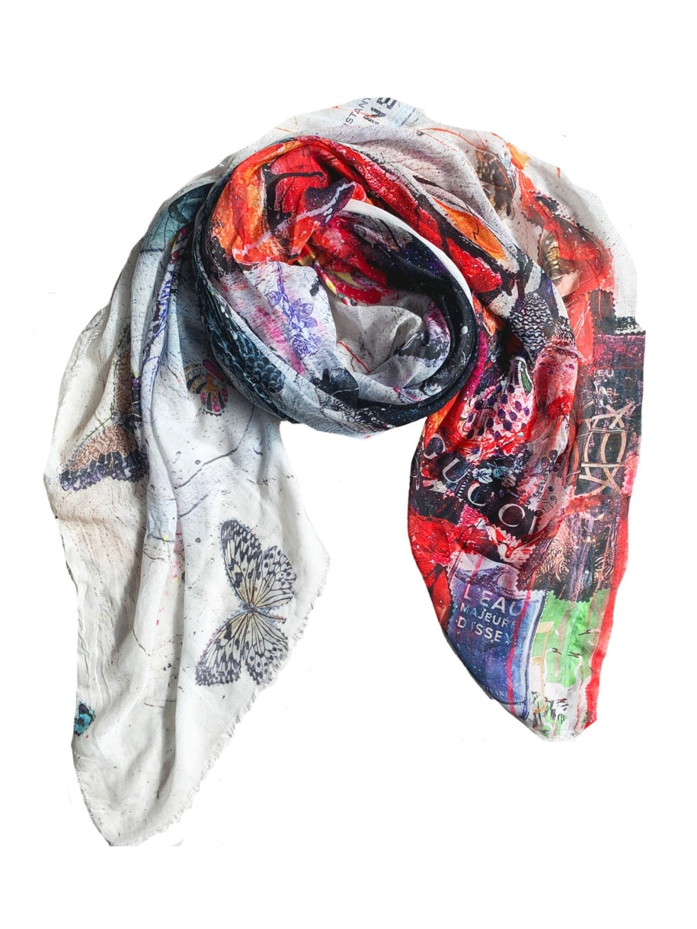 FullArt Symphony Of Silence - Multiplo d'arte da indossare Foulard  140X140cm