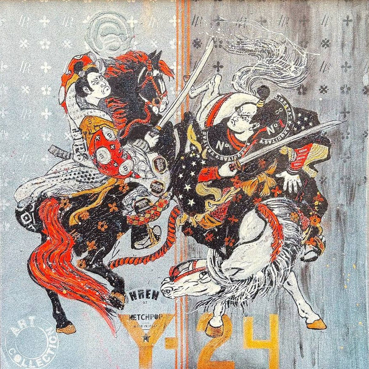 Fighting Samurai — Multiple Art, Limited Edition