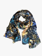 Fullart Black Luxury Hijab - Artistico Foulard 70X200cm, prima collezione che incontra la cultura islamica, limited edition